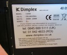 Dimplex Opti-Myst Cavendish Inset Electric Heater