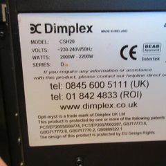 Dimplex Opti-Myst Cavendish Inset Electric Heater