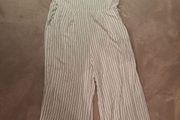 White Stripe Jumpsuit uk14