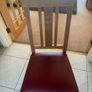 Solid oak dining room table Image 5