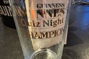Guinness vintage 1 pint glass