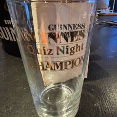 Guinness vintage 1 pint glass