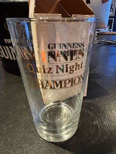 Guinness vintage 1 pint glass