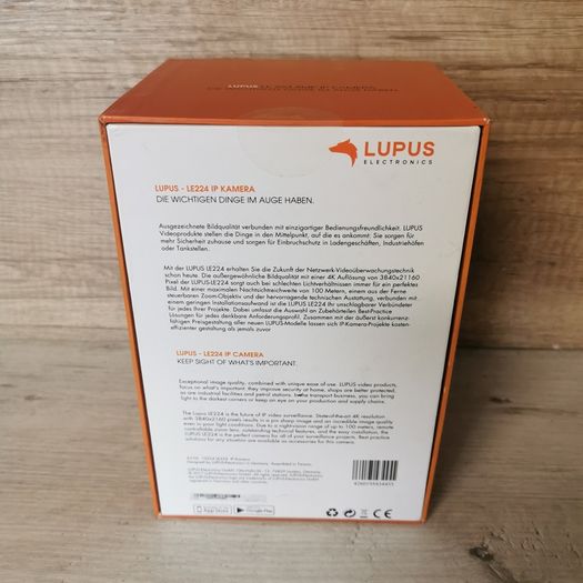 Lupus Le224 8mp ip Camera