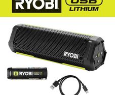 Ryobi 4V USB Lithium Verse Compact Speaker Kit
