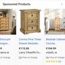 Corona 3 Drawer Bedside Locker. Image 7