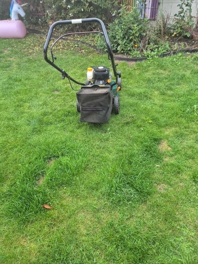 Petrol push lawnmower