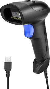 USB 1D barcode scanner, wired handheld CCD barcode reader, support screen scanning UPC barcode reader, suitable for warehouses, libraries, supermarkets (FREE POSTAGE)