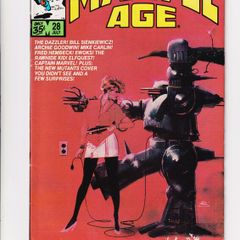 Marvel Age #28 The Dazzler 1985 Marvel Copper Age Comic
