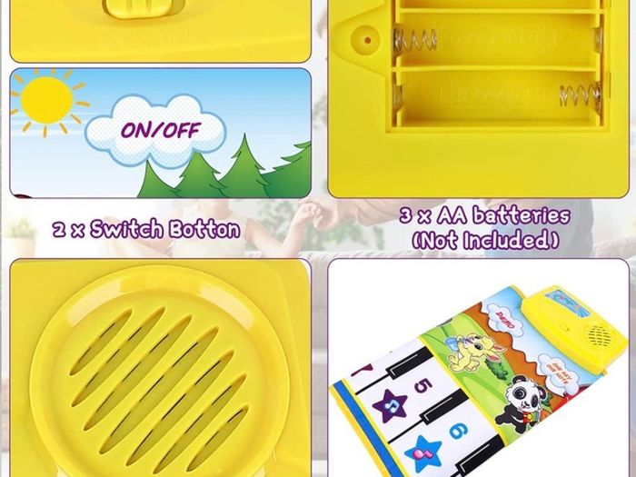Kids Piano Mat, Piano Music Mat Dance Mats Touch Play Mats Floor Keyboard Musical Carpet Mat Gift Toys for 2 3 4 5 6 Years Old Kids Boys Girls Toddlers MULTIPLE COLOURS AVAILABLE, SEE PHOTOS (FREE POSTAGE)