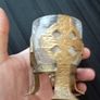 Celtic gothic vintage goblets. ( pair) Image 4
