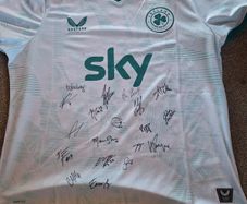 Signed 2026 Republic Of Ireland Womans National Team Shirt