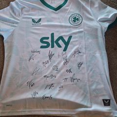 Signed 2026 Republic Of Ireland Womans National Team Shirt