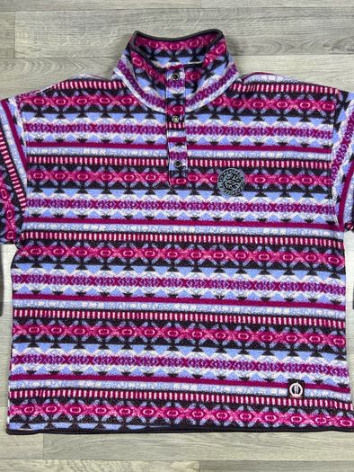 Vintage 80s/90s Oneill Surfing Half Button Fleece Jumper Mens XL