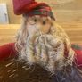 Christmas Santa Rattan Basket Image 2