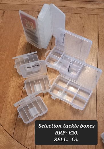 Small Fishing Tackle Boxes - Clearance