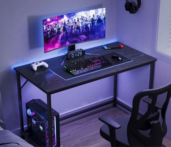 New Small Computer Home Office Desk (Black) - FREE P&P