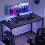 New Small Computer Home Office Desk (Black) - FREE P&P Image 2