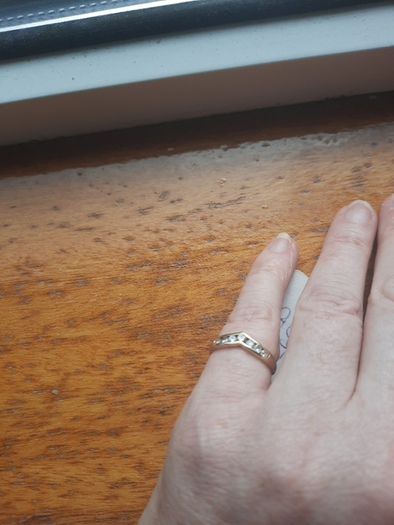 9 Carat Gold CZ Vintage Ring