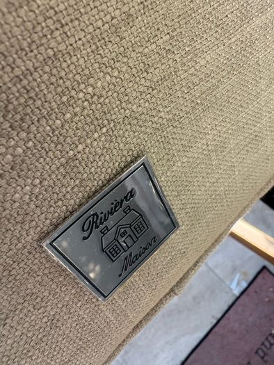 New in box Cape Breton barstool in linen flax by riviera maison