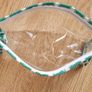 New - A Clear Zipped Make-up Bag - Craft Bag - Size in Pictures Image 2