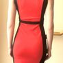 Quiz Colour Block Bodycon Dress - Size 10 Image 3