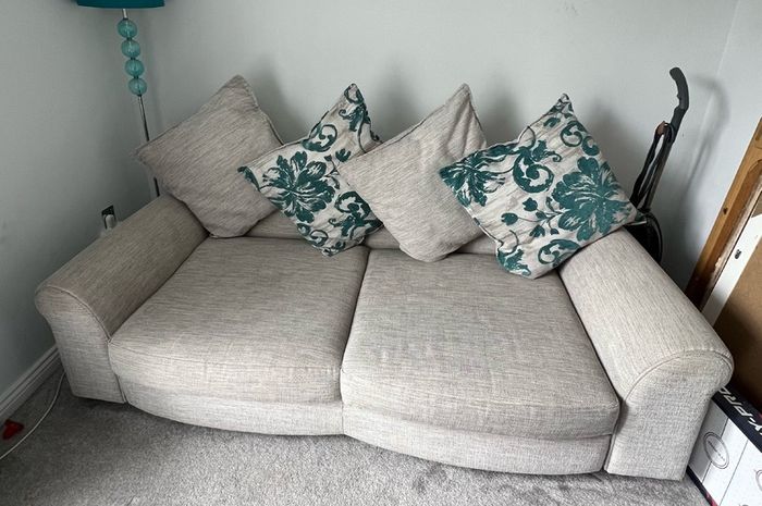 3 +2 sofas with 360 degree swivel love chair
