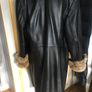 leather coat,good condition, size L Image 2