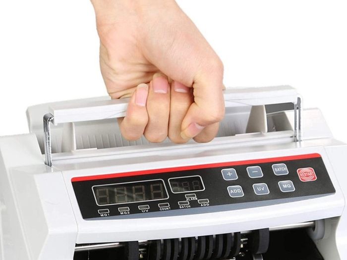 Money Bill Counter 1000 PCS/min 80W Currency Cash Counting Machine UV MG Counterfeit Detection with LED Display (FREE POSTAGE)