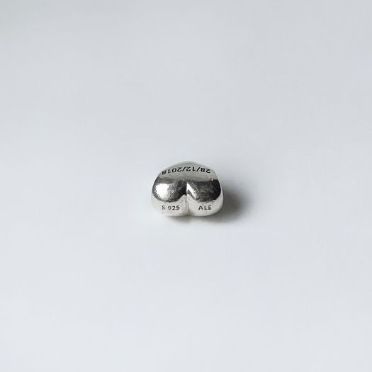 Sterling Silver Pandora Heart Charm