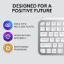 Logitech MX Keys Mini for Mac Minimalist Wireless Keyboard, Compact, Bluetooth, Backlit Keys, USB-C, Tactile Typing, Compatible with MacBook Pro, Macbook Air, iMac, iPad Image 8