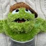 Gund Sesame Street Oscar The Grouch NYC New York City Sanitation Worker DSNY Used Please look at the pictures Image 2