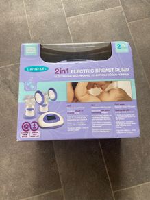 Unopened unused lansinoh double electric breast pump