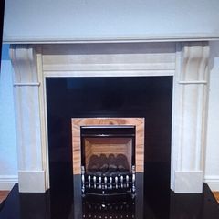 marble fire place