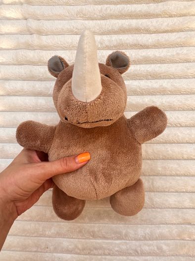 Lupilu Rhino Plush Rhinoceros approx. 25 cm. Used Please see photos