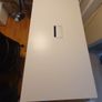 Haworth flip top Planes office table white 160 x 80 cm with cable management RRP  new 500e+ Image 4