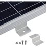 200W, 12V Solar Panel Kit with 20 A Solar Charge Controller and 5 m Solar Cable and Z Mounts for RV Boat Motor-home Image 9
