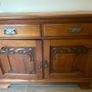 Antique oak dining room cabinet Image 2