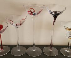 Newgrange Living Crystal Candle Holders x5