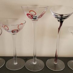 Newgrange Living Crystal Candle Holders x5