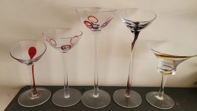 Newgrange Living Crystal Candle Holders x5