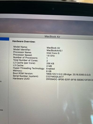 2018 Macbook Air