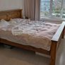 superking wooden bedframe / super king Image 2