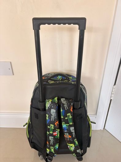 Smiggle Minecraft Trolley Backpack School Bag
