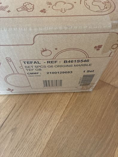 Tefal Origins Stone 5-piece cookware set