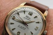 Vintage Tiresa Automatic Swiss ETA 2451,  21 Jewels, 20 Micron Gold Plated Watchmaker Restored