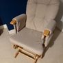 Babylo Milan Glider Chair & Matching Gliding Footstool, Excellent Condition Image 2