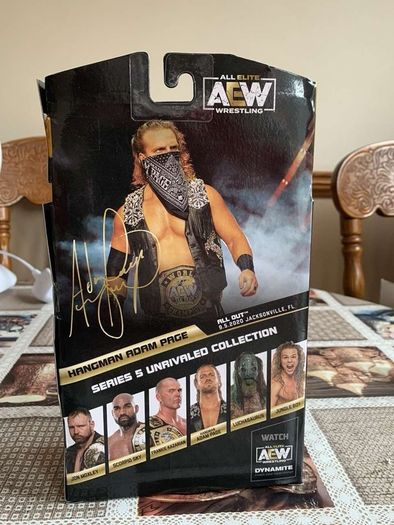 wwe Aew unrivaled series 5 "Hangman" Adam Page action figure