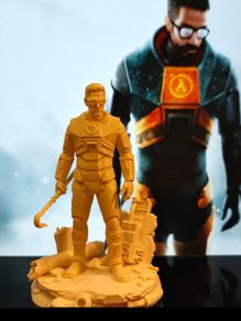 3D Printed Gordon Freeman (Half-Life) Figurine