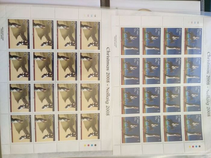 stamps first day covers in anpost albums